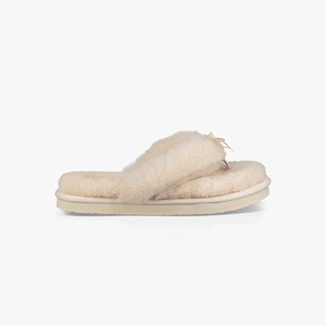 Ugg Fluff III Women Slippers Beige (1593EBAVQ)